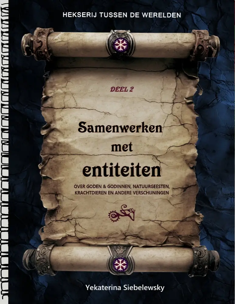 omslag boek over entiteiten - heggemoeder heksenboeken