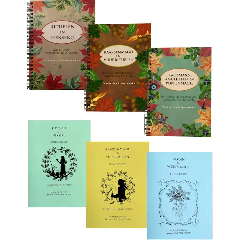 boekenpakket rituelenserie heggemoeder - Wat zijn interessante heksenboeken?