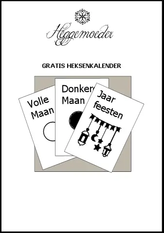schrijf je in voor de gratis heksenkalender