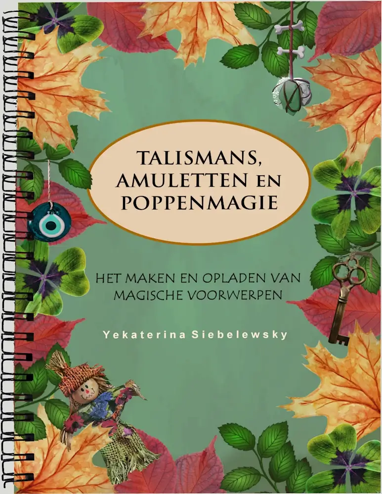 Wat zijn goede heksenboeken omslag boek amuletten, talismans en poppenmagie, heggemoeder